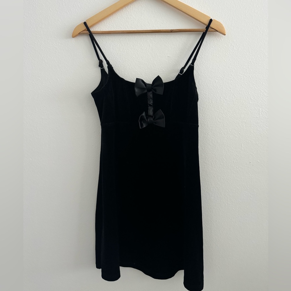 Vintage Black Velvet Camisole Dress with Bolero 💓